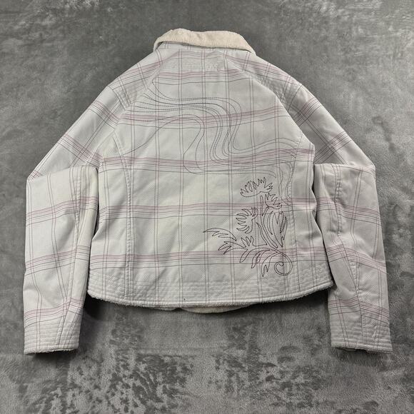 Mountain Hardwear Women's White Commotion Retromotion Embroidered Ski Jacket - Picture 2 of 7